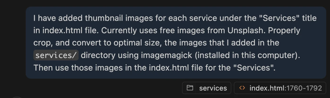 Copilot prompt for batch processing images using ImageMagick